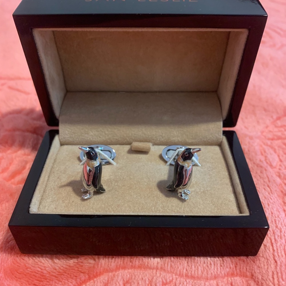 Jan Leslie Penguin Cufflinks